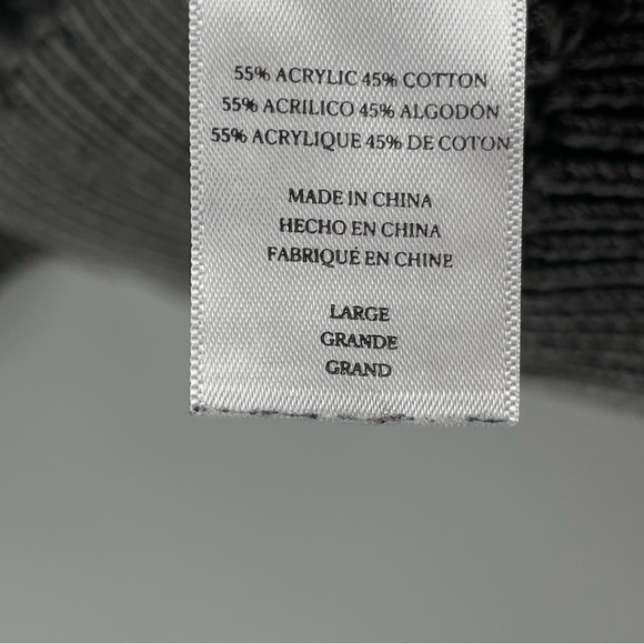 RAILS LISETTE TEXTURED CREWNECK VINTAGE BLACK INDIE GRUNGE SWEATER SIZE LARGE - Picture 12 of 12